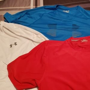 3 under Armour shirts